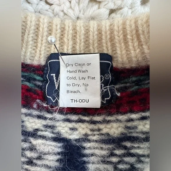 Vintage 80s Women’s Woolrich wool blend sweater, size L - Picture 5 of 10